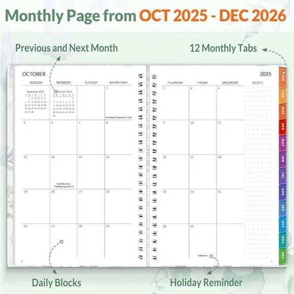 2026 Weekly and Monthly Planner - Picture 3 of 10